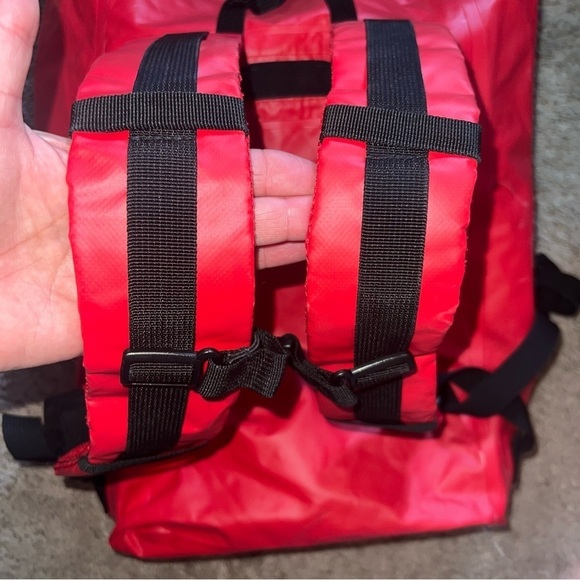 Stormtech Waterproof Red Backpack Hiking Kayaking Outdoors with Yamaha Logo 20L - Picture 5 of 13